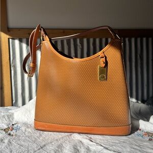 vintage Dooney & Bourke Cabrio perforated leather hobo